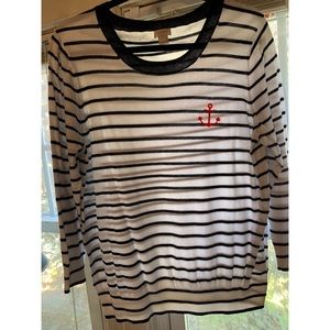 J.Crew Anchor Emblem Sweater